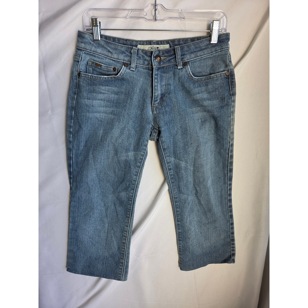 Joe's Jeans Crop Jeans Womens Blue Medium Wash Slim Mid Rise Straight